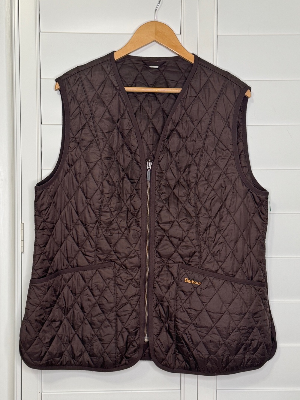 Barbour Women's Lightweight Diamond Quilted Vest Size 16